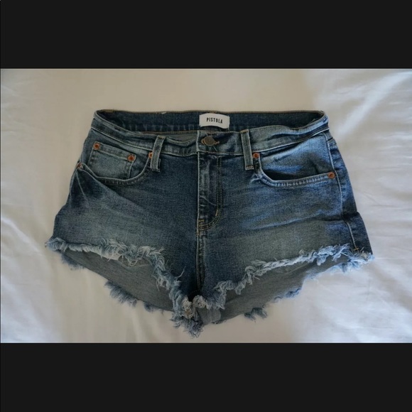 Pistola Revolve Womens Shorts Jeans Denim Winston High Rise 27 - Picture 5 of 5